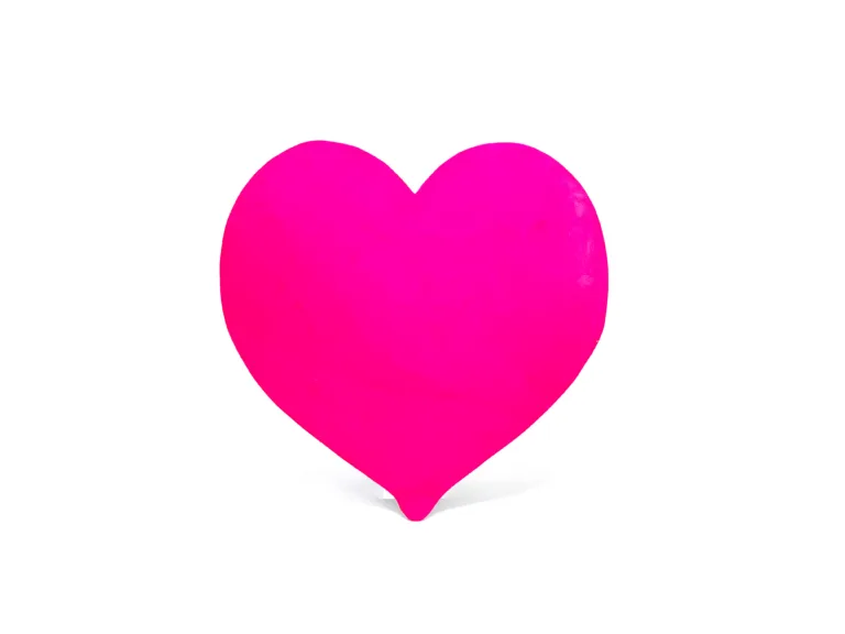 SYG25460 Heart Shaped Magnetic White Board